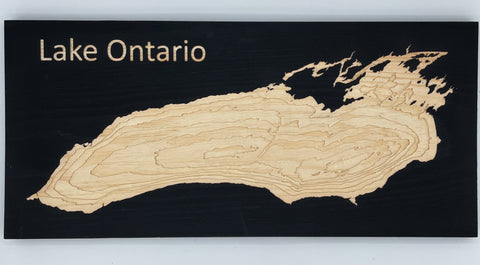 Lake Ontario depth map
