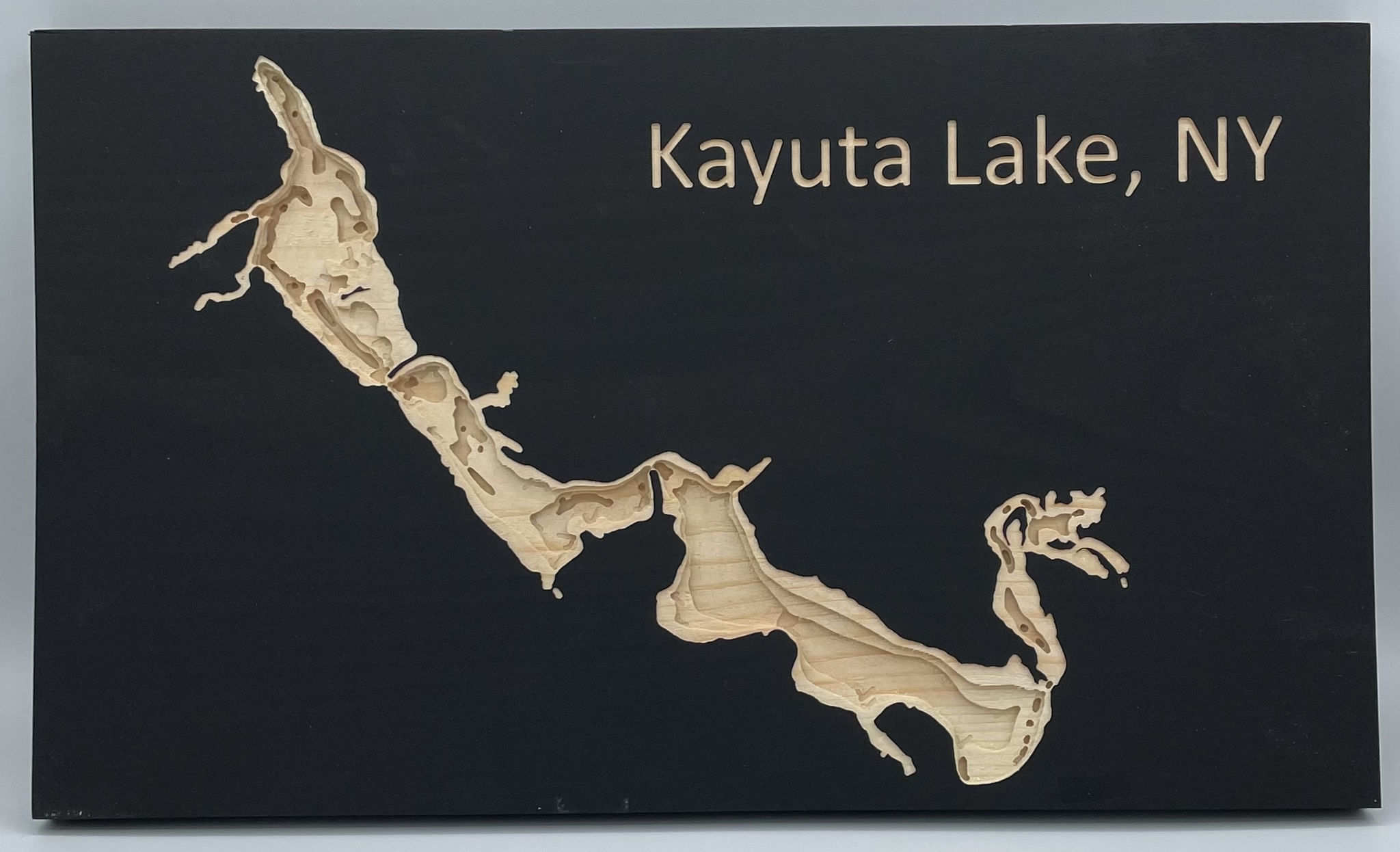 Kayuta Lake depth map