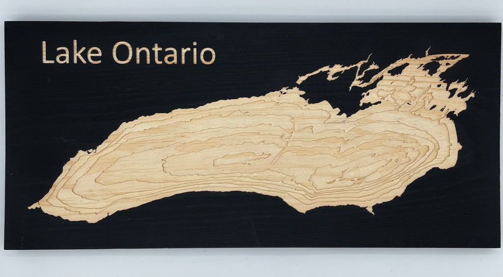 Lake Ontario depth map Karten Products