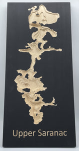 Upper Saranac Lake, NY depth map
