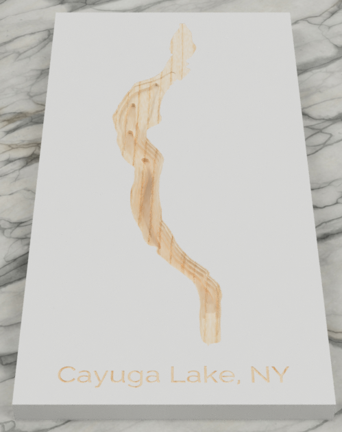 Cayuga Lake depth map – Karten Products