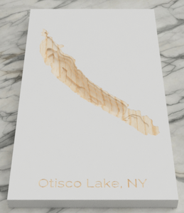Otisco Lake depth map